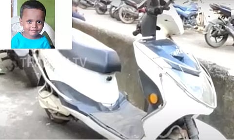 மின்சார ஸ்கூட்டர் பேட்டரி வெடித்து சிதறியதில் வீட்டில் தூங்கிக் கொண்டிருந்த 7 வயது சிறுவன் பரிதாபமாக உயிரிழப்பு!