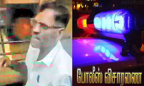 ஓடும் பஸ்சில் மனைவியிடம் சில்மிஷம்; தட்டிக்கேட்ட கணவரை அடிக்க பாய்ந்தவரால் பரபரப்பு