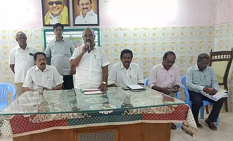 செஞ்சியில் பருவ மழை முன்னெச்சரிக்கை ஆலோசனை கூட்டம் அமைச்சர் செஞ்சிமஸ்தான் பங்கேற்பு