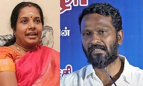 "சிவாலயத்தை கட்டிய ராஜராஜ சோழனை இந்து இல்லை என்பதா..? வன்மத்தை வெளிப்படுத்திவிட்டார் வெற்றிமாறன்" - வானதி சீனிவாசன்