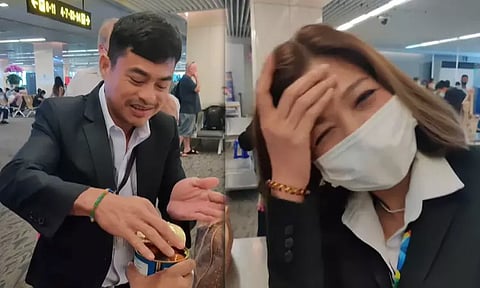 விமானத்தில் குலாப் ஜாமுன் கொண்டு செல்ல தடை விதித்த அதிகாரிகளை நெகிழ்ச்சியில் ஆழ்த்திய இந்தியர்- வைரல் வீடியோ