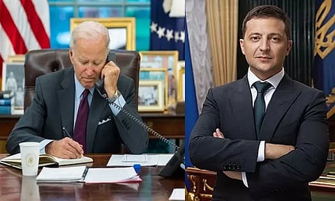 உக்ரைனுக்கு புதிதாக 625 மில்லியன் நிதியுதவி: ஜெலன்ஸ்கியிடம் உறுதியளித்த ஜோ பைடன்