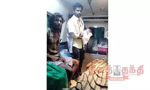 108 ஆம்புலன்சில் பெண்ணுக்கு பிரசவம்