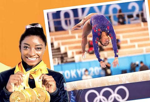 ஜிம்னாஸ்டிக்கில் சிறந்து விளங்கும் சிமோன்