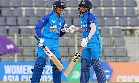பெண்கள் ஆசிய கோப்பை கிரிக்கெட்: வங்காளதேசத்திற்கு 160 ரன்கள் இலக்கு நிர்ணயித்த இந்தியா