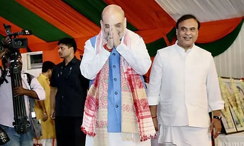 அசாம் மாநிலத்தை அடுத்த 5 ஆண்டுகளில் வெள்ளத்தால் பாதிப்புகள் இல்லாத மாநிலமாக மாற்றுவோம்: மந்திரி அமித் ஷா உறுதி!