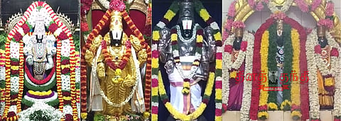 புரட்டாசி மாத 3-வது சனிக்கிழமையையொட்டி பெருமாள் கோவில்களில் சிறப்பு வழிபாடு திரளான பக்தர்கள் சாமி தரிசனம்