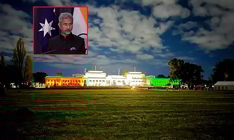 ஆஸ்திரேலிய சுற்றுப்பயணம்: மத்திய வெளியுறவு மந்திரிக்கு மூவர்ண வரவேற்பு