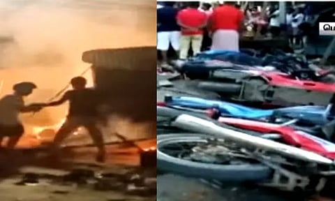 மேற்குவங்காளத்தில் லட்சுமி பூஜை கொண்டாடியவர்கள் மீது தாக்குதல்