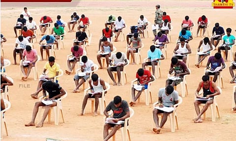 சென்னையில் நடந்த ராணுவ தேர்வில் ப்ளூ டூத் பயன்படுத்தி காப்பியடித்த வடமாநில இளைஞர்கள்