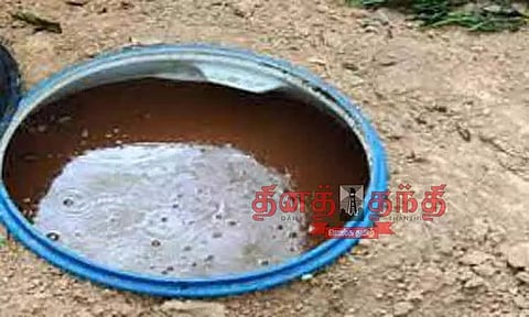 250 லிட்டர் சாராய ஊறல் அழிப்பு