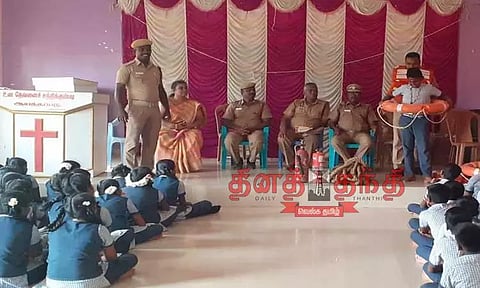 ஹென்றி மெட்ரிகுலேசன் மேல்நிலைப் பள்ளியில் விபத்தில்லா தீபாவளி விழிப்புணர்வு பிரசாரம்