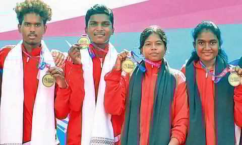 தேசிய விளையாட்டு: டிரையத்லானில் தமிழக அணிக்கு தங்கம்