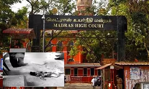 சென்னை ஐகோர்ட்டு வளாகத்தில் தீக்குளித்த வாலிபர் உயிரிழப்பு