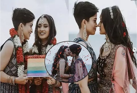 நீண்ட போராட்டத்திற்கு பின் லெஸ்பியன் ஜோடி நஸ்ரின்-நூரா திருமணம்...!