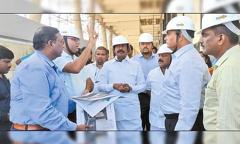 தினத்தந்தி செய்தி எதிரொலி: பொங்கல் பண்டிகைக்குள் கிளாம்பாக்கம் பஸ் நிலையம் பயன்பாட்டுக்கு வரும் - அமைச்சர் முத்துசாமி தகவல்