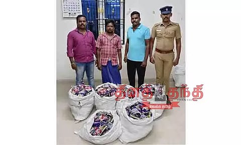 82 கிலோ புகையிலை பொருட்கள் பறிமுதல்; ஒருவர் கைது