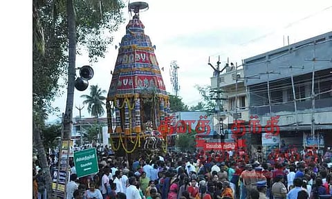 சேலம் சின்னதிருப்பதி வெங்கடேச பெருமாள் கோவில் தேரோட்டம் திரளான பக்தர்கள் சாமி தரிசனம்