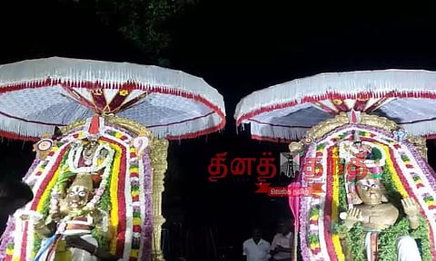 வரதராஜ பெருமாள் கோவிலில் கருட சேவை