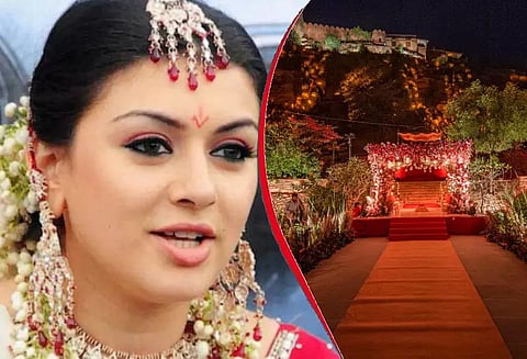 நடிகை ஹன்சிகாவுக்கு திருமணம்; ஜெய்ப்பூர் அரண்மனையில் தடபுடல் ஏற்பாடு