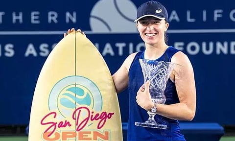 Image Tweeted By @iga_swiatek 