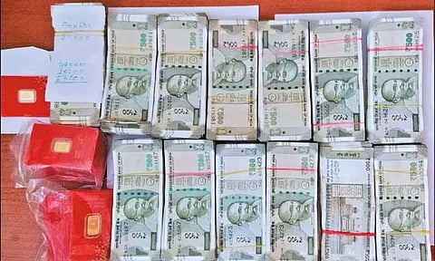 மருத்துவ அலுவலகத்தில் லஞ்ச ஒழிப்பு சோதனை; ரூ.6 லட்சம், 28 தங்க காசுகள் பறிமுதல்