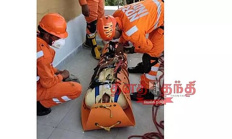 தேசிய பேரிடர் மீட்பு படையின் ஒத்திகை நிகழ்ச்சி
