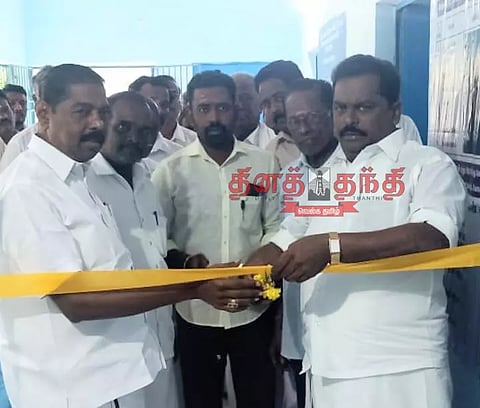 பகுதிநேர ரேஷன் கடை திறப்பு விழா