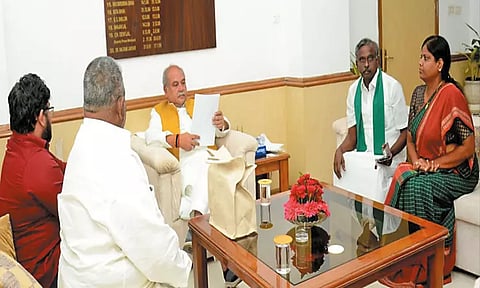 தமிழகத்துக்கு தனி நெல் கொள்முதல் கொள்கை உருவாக்க வேண்டும்; மத்திய வேளாண் மந்திரியிடம் பி.ஆர்.பாண்டியன் கோரிக்கை