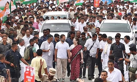 ராகுல்காந்தியின் ஒற்றுமை பாதயாத்திரை நாளை தெலுங்கானா செல்கிறது...!