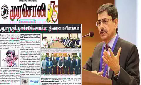 ஆட்சிக்கு எதிராக பிரசாரம் செய்யவா கவர்னருக்கு ஊதியம் தரப்படுகிறது? தி.மு.க. நாளேடு கண்டனம்