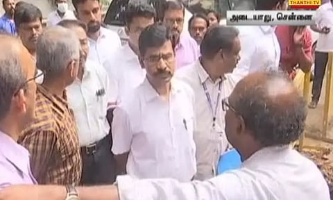 சென்னையில் மழை நீர் வடிகால் பணிகளை ஆய்வு செய்தார் தலைமை செயலாளர் இறையன்பு
