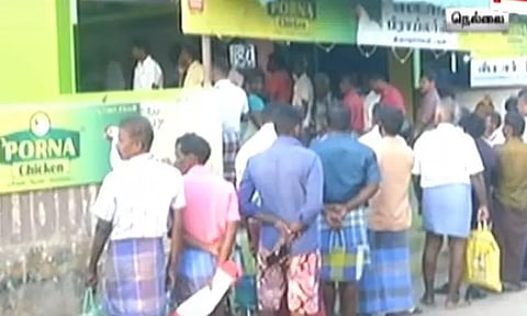 தீபாவளி பண்டிகை - இறைச்சிக்கடைகளில் அலைமோதும் மக்கள் கூட்டம்...