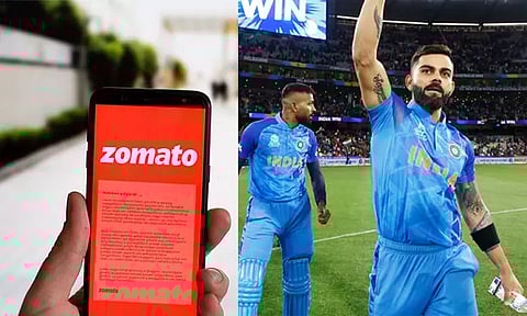 டி20 உலகக் கோப்பையில் தோல்வியடைந்த பாகிஸ்தானை கிண்டலடித்து டுவிட்டரில் பதிவிட்ட சொமேட்டோ..!