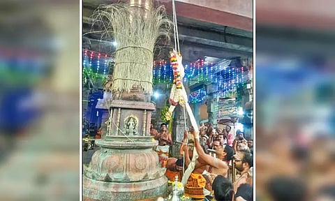 காஞ்சீபுரம் குமரகோட்டம் முருகன் கோவிலில் கந்தசஷ்டி திருவிழா - கொடியேற்றத்துடன்‌ தொடங்கியது