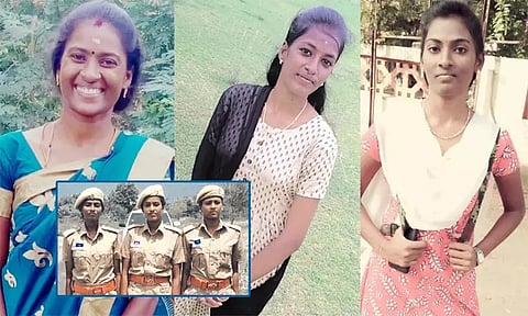ஒரே நேரத்தில் போலீஸ் பணிக்கு தேர்வான 3 சகோதரிகள்