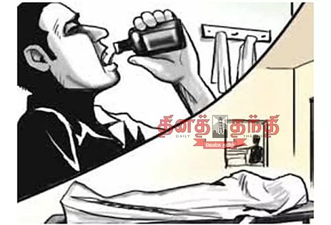 விஷம் குடித்து விவசாயி தற்கொலை