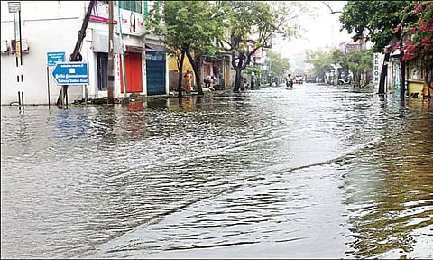 தூத்துக்குடியில் பலத்த மழை பள்ளிகளுக்கு விடுமுறை