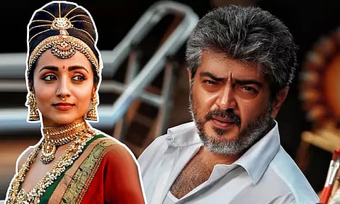 பொன்னியின் செல்வனால் குவியும் வாய்ப்புகள்... மீண்டும் அஜித்குமார் ஜோடியாக திரிஷா?