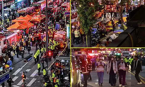 தென்கொரியா: ஹாலோவீன் கொண்டாட்டத்தின் கூட்ட நெரிசல் சிக்கி பலியானோர் எண்ணிக்கை 146 ஆக உயர்வு