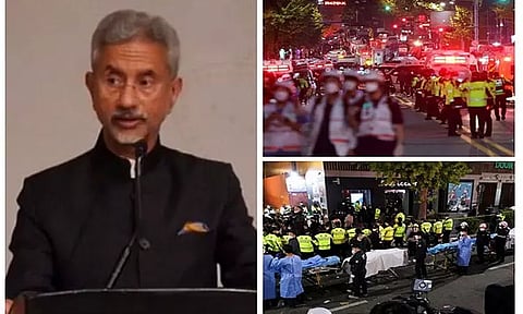 தென்கொரியாவில் ஹாலோவீன் திருவிழாவில் நெரிசலில் சிக்கி பல இளைஞர்கள் உயிரிழந்தது அதிர்ச்சியளிக்கிறது: மந்திரி ஜெய்சங்கர் இரங்கல்!