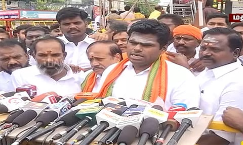 உயிருக்கு உத்திரவாதம் இல்லாத நிலை: முத்துராமலிங்க தேவர் மீண்டும் பிறந்து வர வேண்டும் - அண்ணாமலை பேட்டி