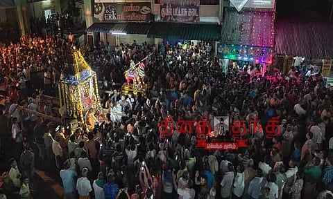 2 ஆண்டுகளுக்கு பிறகு சென்னிமலை முருகன் கோவிலில் சூரசம்ஹார விழா