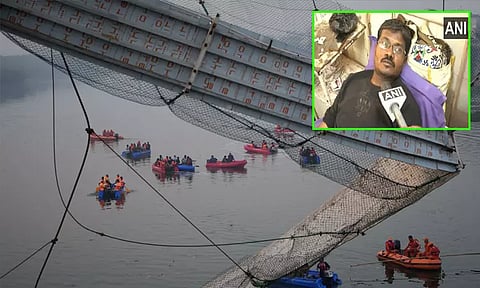 குஜராத் பால விபத்தில் சிக்கி, தப்பி பிழைத்து சிகிச்சை பெறுபவரின் அதிர்ச்சி பேட்டி