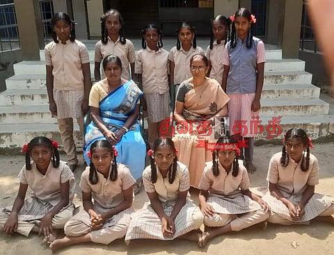 கடகத்தூர் அரசு பள்ளி மாணவிகள் முதலிடம்