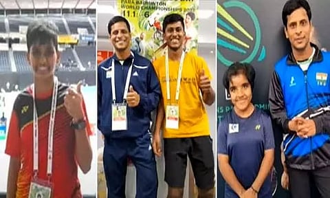 பாரா பேட்மிண்டன் சாம்பியன்ஷிப் தொடர் - தமிழக வீரர், வீராங்கனைகள் பதக்கம் வென்று அசத்தல்