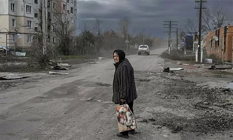 கெர்சன் நகருக்குள் உள்ள பொதுமக்களை வெளியேற்ற ரஷிய ராணுவம் முயற்சிப்பதாக உக்ரைன் குற்றச்சாட்டு