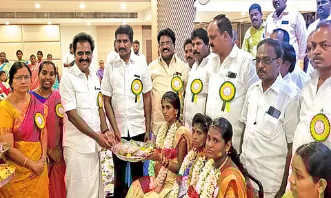 வாலாஜாபாத் ஒன்றியத்தில் சமுதாய வளைகாப்பு விழா