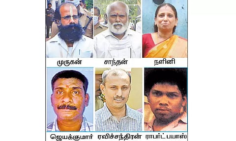 ராஜீவ்காந்தி படுகொலை வழக்கில் நளினி உள்பட 6 பேரும் விடுதலை