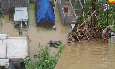 சீர்காழியில் 2வது நாளாக வடியாத மழை நீர்... மக்கள் கடும் அவதி